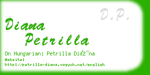diana petrilla business card